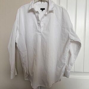 Talbots White Tunic Shirt